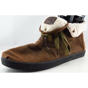 Toms Short boots Brown Fabric Boots Men‎ Size 11.5 M
